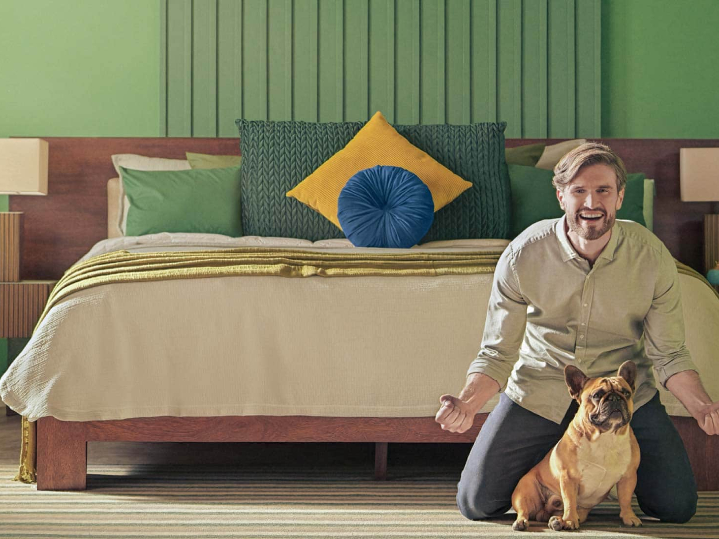 Un fanático de la selección brasileña listo para ir a los mejores restaurantes futboleros en Ecuador