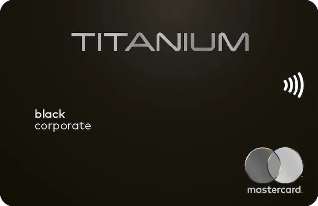 TITANIUM Mastercard Corporate Black