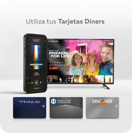 Utiliza tus tarjetas Diners Club para pagar los cargos recurrentes