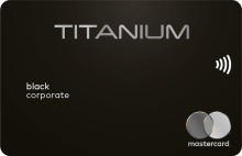 TITANIUM Mastercard Corporate Black